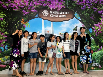 camp kids at singapore science centre