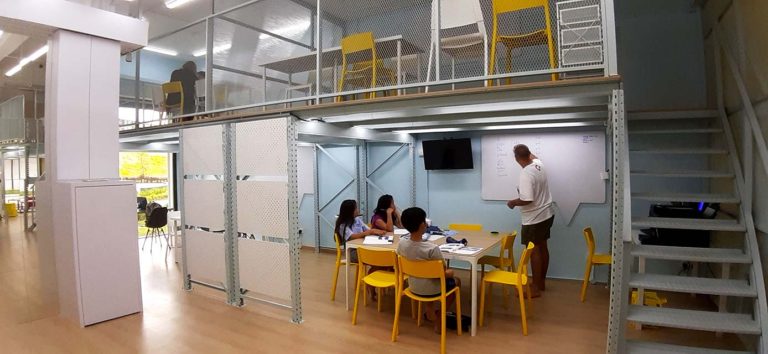 Main Floor Classroom with students